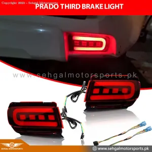Toyota Prado FJ150 Back Bumper Reflector Lava Style Red Model 2009-2019