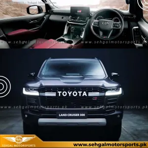 Land Cruiser LC300 Complete Interior (Black) Model 2023