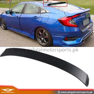 Honda Civic Roof Spoiler Unpainted Model 2017-2021 (Pk)