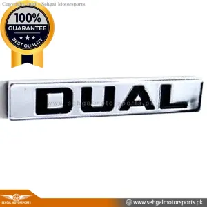 Corolla Trunk Monogram "DUEL" Chrome Genuine