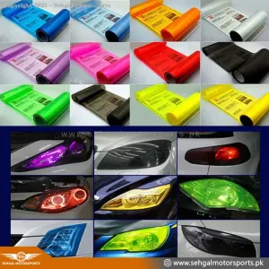 Head Light Smoke Paper Black
