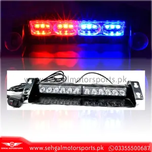 Police Wind Screen / Dashboard LED Light ( 3W 12V ) Red / Blue