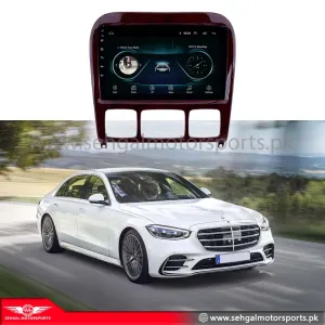 Mercedes Benz S320 Android LCD Panel 1+16GB Wooden Design Model 1997-2005
