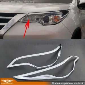 Toyota Fortuner Head Light  Chrome Model 2017