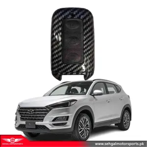 Hyundai Tucson Carbon Fiber TPU Key Cover Model 2020-2022