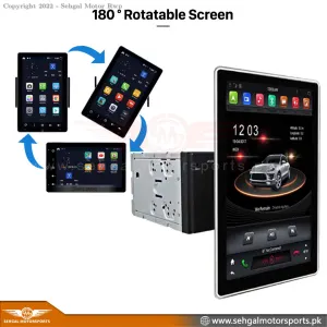 Android Tablet 12 Inch Tesla 180° Rotating LCD