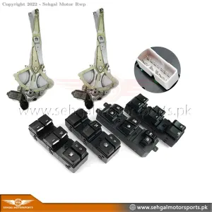 Land Cruiser Prado Fj150 Power Window Button (Single)