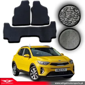 Kia Stonic Carpet Floor Mat Special Black/Gray Model 2020-2022