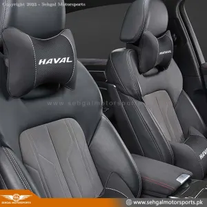 Neck Rest Cushion With Monogram Haval Mix Color