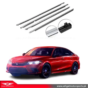 Honda Civic Weather strip Complete 6Pcs Set Model 2022-2023
