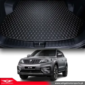 Proton X70 7D Eco Trunk Mat Black With Beige Model 2021-2022