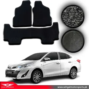 Toyota Yaris Carpet Floor Mat Special Black Model 2019-2022