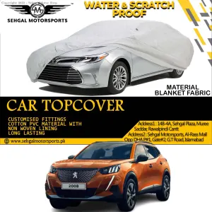 Peugeot Top Cover Blanket Fabric Model 2015-2021