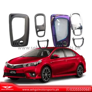 Toyota Grande Key Cover Metal Mix Design Model 2016-2022