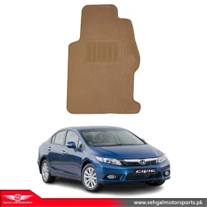 Honda Civic Latex Mat Beige Model 2012-2016