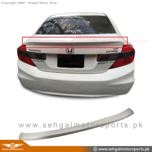 Honda Civic Trunk Spoiler Un-painted (PK) Model 2012-2016
