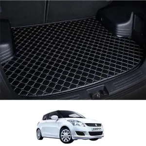 Suzuki Swift 7D Eco Trunk Mat Black with Beige Stitch Model 2021-2022