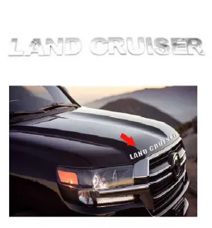 Land Cruiser Bonnet Monogram Chrome (Small)