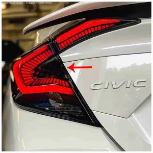 Honda Civic Back Light Red Snake Style Model 2017-2021