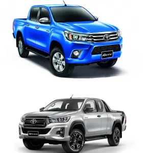 Toyota Hilux Revo Front Body Kit Rocco Style LED Model 2017-22 Black