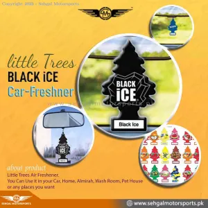 Little Tree Hanging Card Perfume Black Ice U1P-10155
