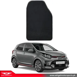 Kia Picanto Rubber Floor Mat Black Model 2019-2022