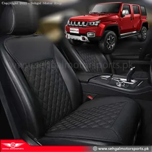BJ40 Seat & Door Panel Japanese Leather Black & Red Model 2021-2022