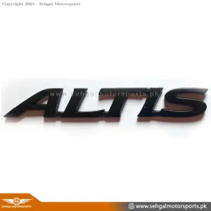 "Altis" Monogram (Black)