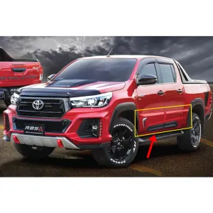 Toyota Hilux Revo Body Cladding Rbs White (Thailand) Model 2017-2021