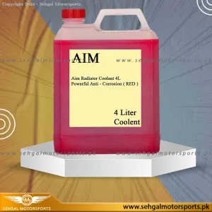 Aim Radiator Coolant 4L Powerful Anti - Corrosion ( RED )