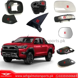 Toyota Hilux Revo Side Mirror Assembly Model 2021-2022