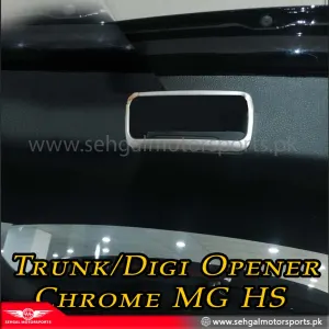 MG HS Trunk Button Complete Chrome Trim - Model 2020-2021