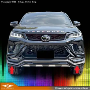 Toyota Fortuner Body kit Front & Back Rider Without Grill (Black) - Thailand Model 2017-2021