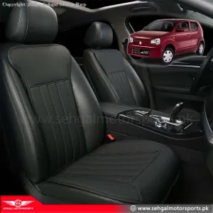 Suzuki Alto 660cc Seat Cover Japanese Leather Black Model 2019-2021