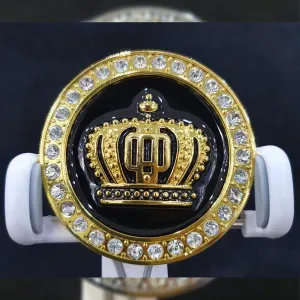 Crown Monogram logo Golden