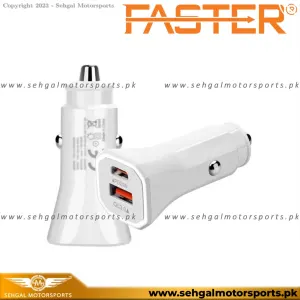 Faster FCC-300 Car Charger C-Port