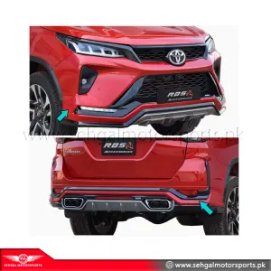Toyota Fortuner Body Kit Front & Back Legender Style RBS Black Thailand model 2021-2022