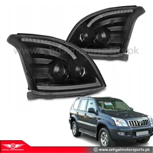 Toyota Prado FJ120 Head Light Nike Style Version 2 Taiwan 2002-2008