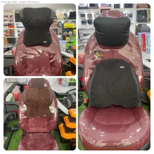 MotorSports Neck / Cervical Support  ( Leather/Velvet ) China.