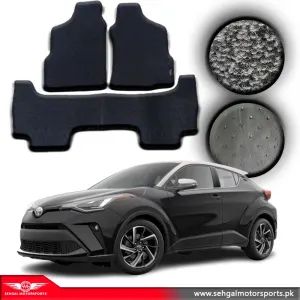 Toyota CH-R Carpet Floor Mat Special Black/Gray Model 2016-2018