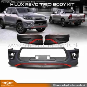 Toyota Hilux Revo Body Kit TRD Style Black Model 2016-2021