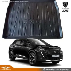 Peugeot 2008 3D Trunk mat Black Model 2022-2023