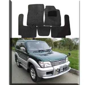 Toyota Prado FJ90 Carpet floor Mat Irani Black Model 1996-2002