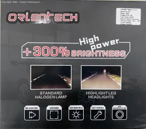 OrienTech S7-H4 25W, 2200 Lumen.