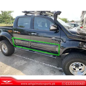 Toyota Hilux Vigo Champ Body Cladding Rbs Black 12pcs (Thailand) Model 2012 2016