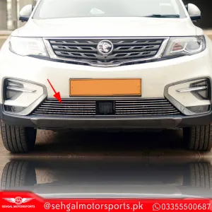 Proton X70 Front bumper Lower Steel Grill Chrome Model 2020-2022
