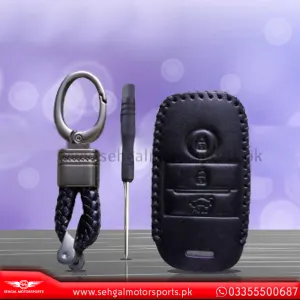 Kia Sportage Key Cover Leather Black Model 2019-2022