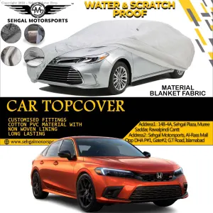 Honda Civic RS Top Cover Blanket Fabric Model 2022-2023