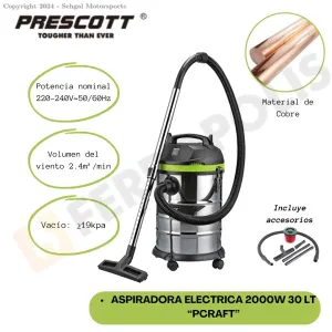 PCRAFT Vacuum Cleaner ( 30 Ltr / 2000w) PG1103002