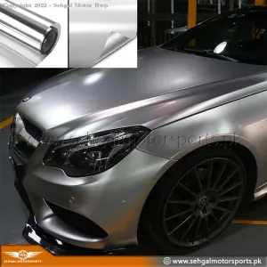 Body Wrapping Sheet Vinyl Light Silver Per Running Ft